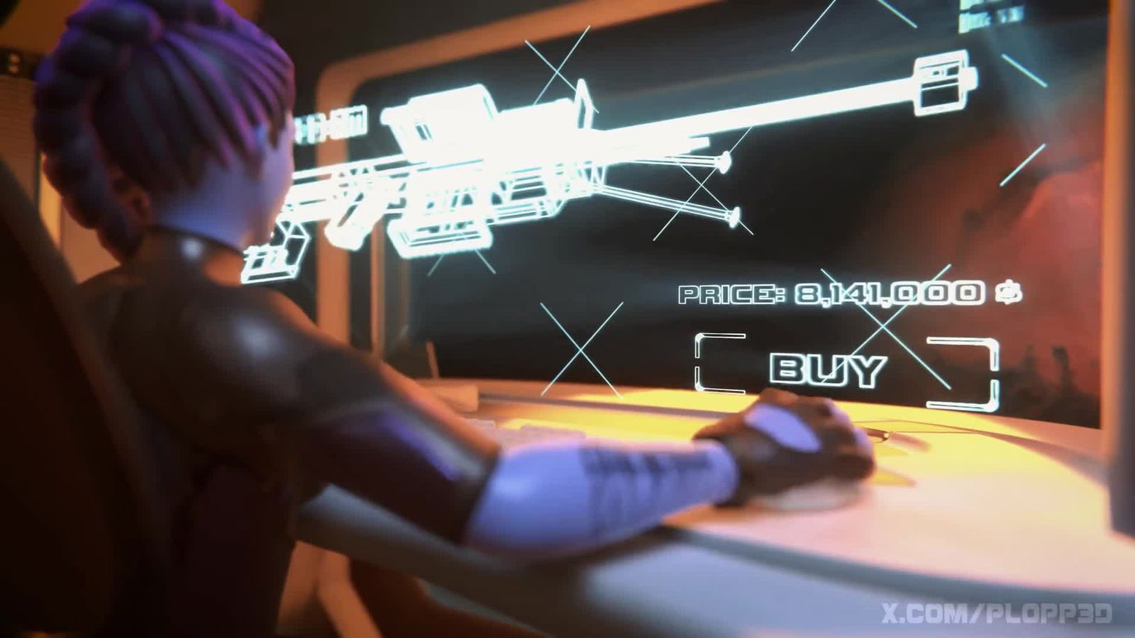 overwatch futa widowmaker finds a way to kill time with juno while shes disconnected from the world - Free hentai video