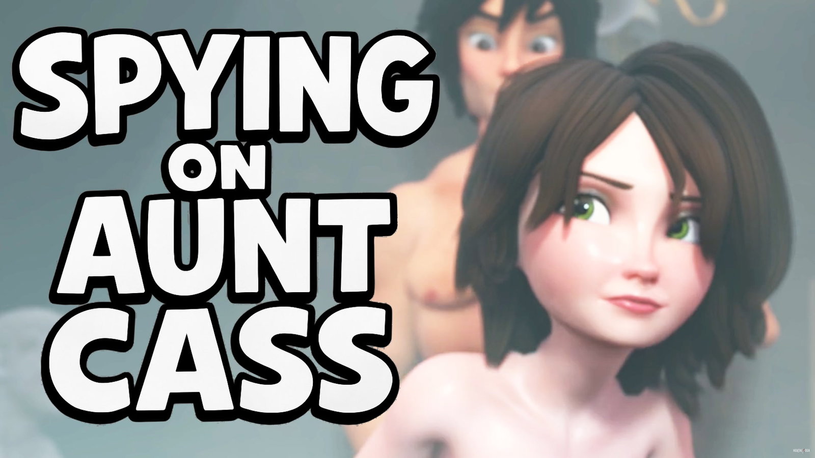 Peeping on your Aunt - Free hentai video