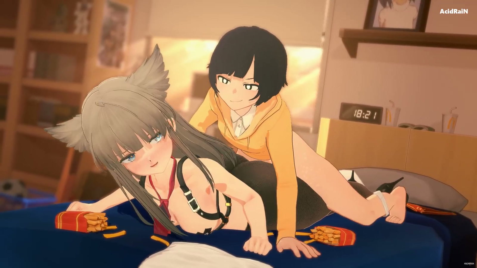 Perlica x Mob video sex (Endfield) NTR - Free hentai video