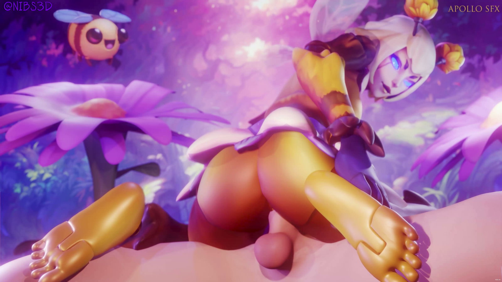 Pollinating Orbeeanna (Nibs3D) Apollo_SFX - Free hentai video