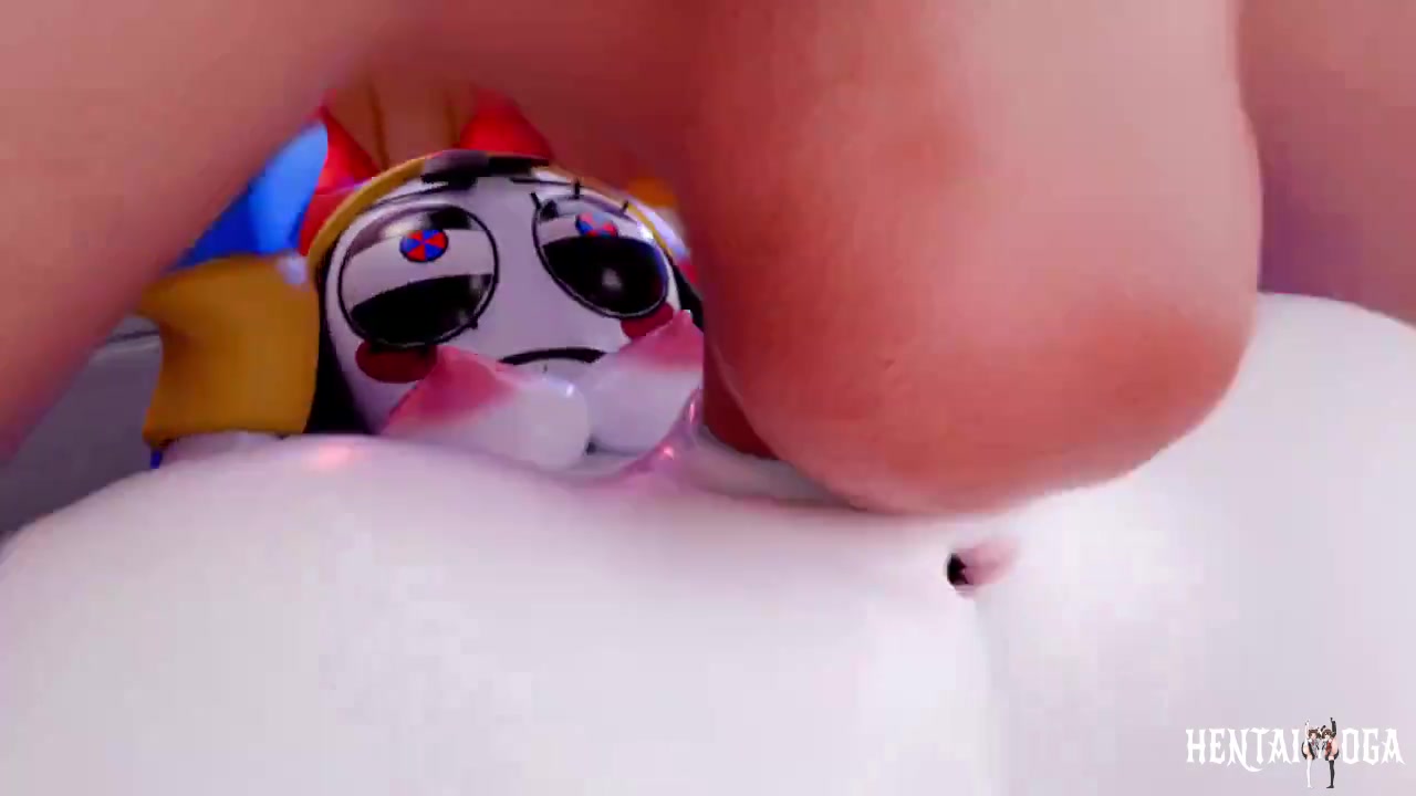 Pomni riding, mating and anal creampie - Free hentai video
