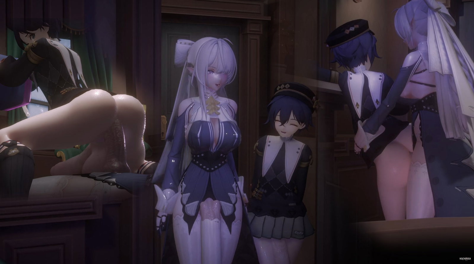 (Preview) Velina Evaluating Belle's Skills - Free hentai video