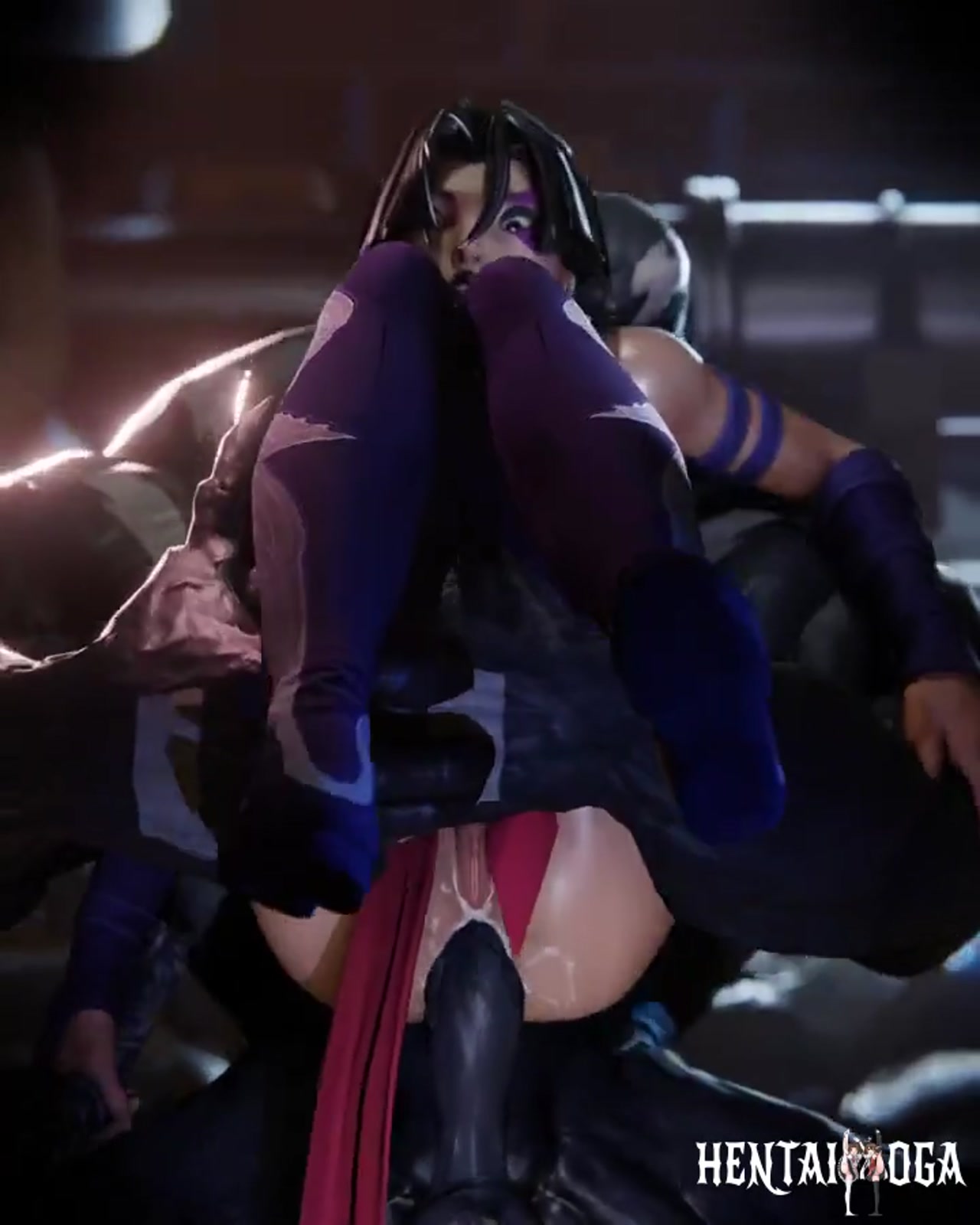 Psylocke carried and fucked by Venom - Free hentai video