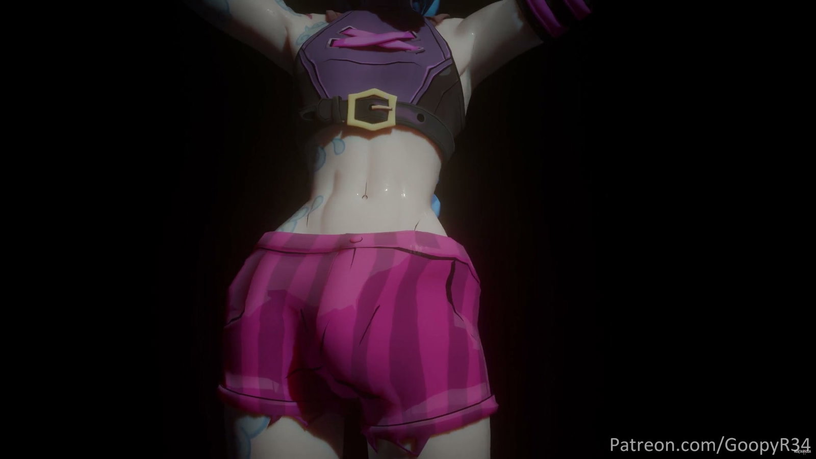 (Public Release) Jinx's Cannon Gets Handled - Free hentai video