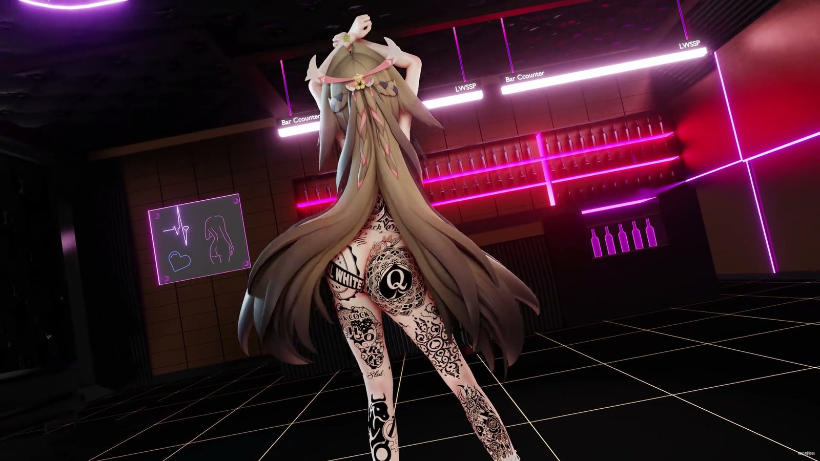【qosけいこくひょうしき】葉瞬光 – 危険な腰振 - Free hentai video