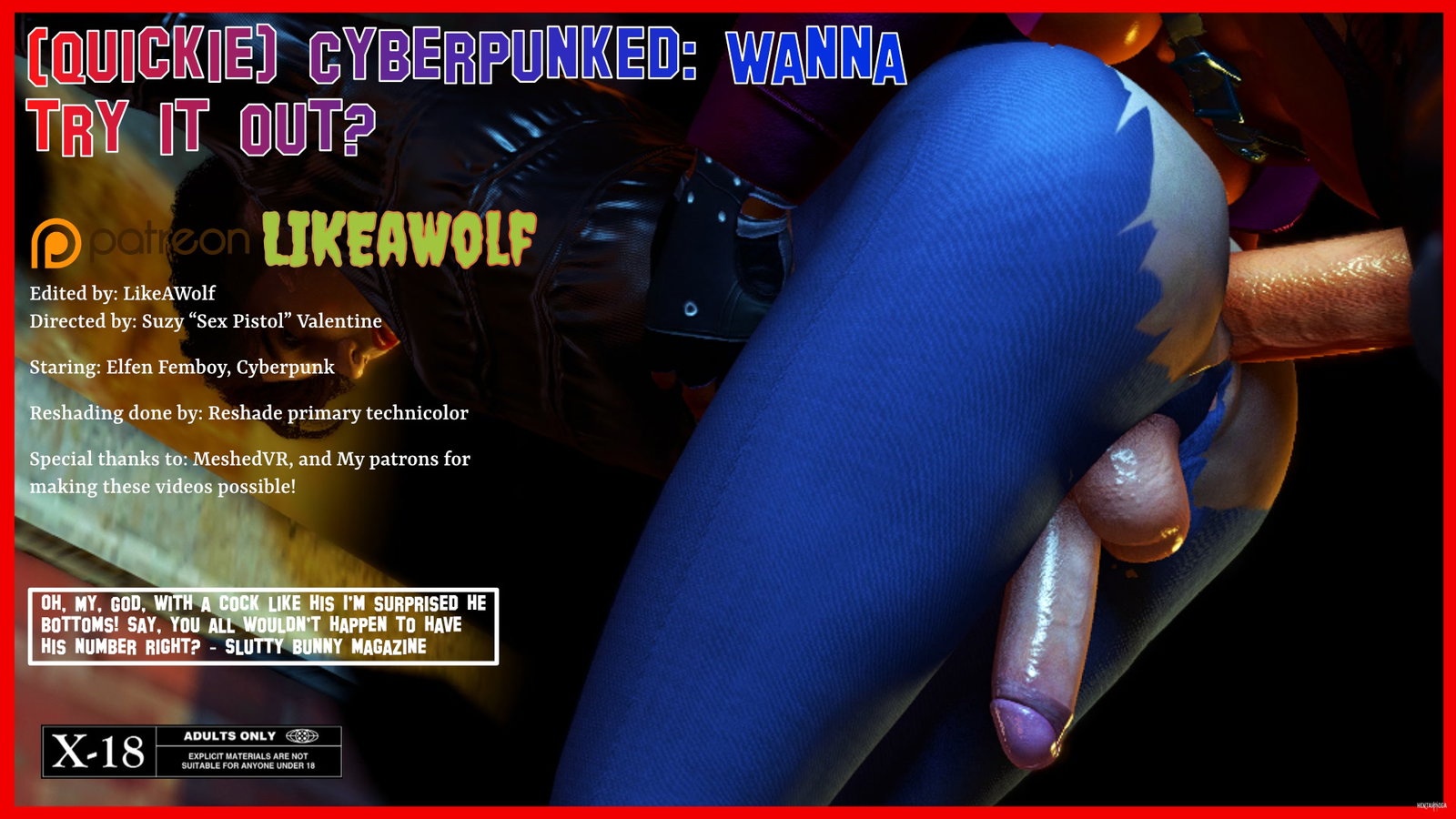 (Quickie) Cyberfucked: You wanna try it? - Free hentai video
