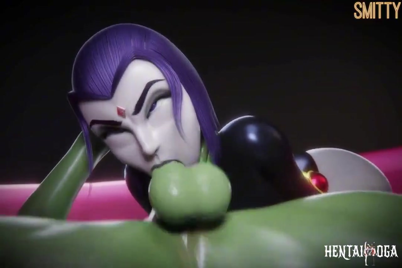 Raven celebrating world goth day - Free hentai video