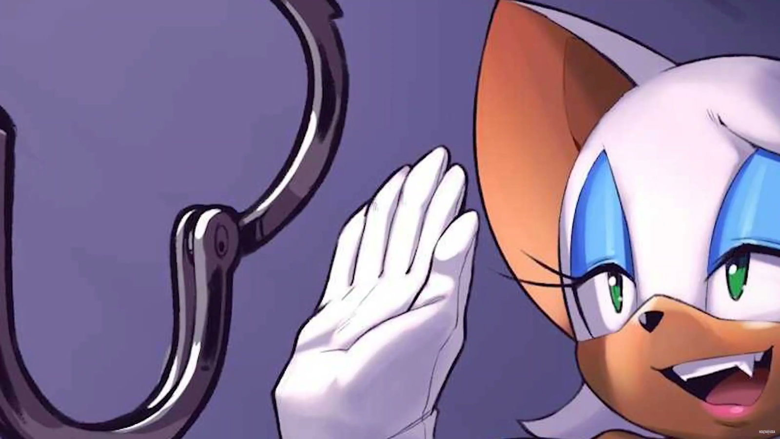 Rouge dealing with Officer - Free hentai video