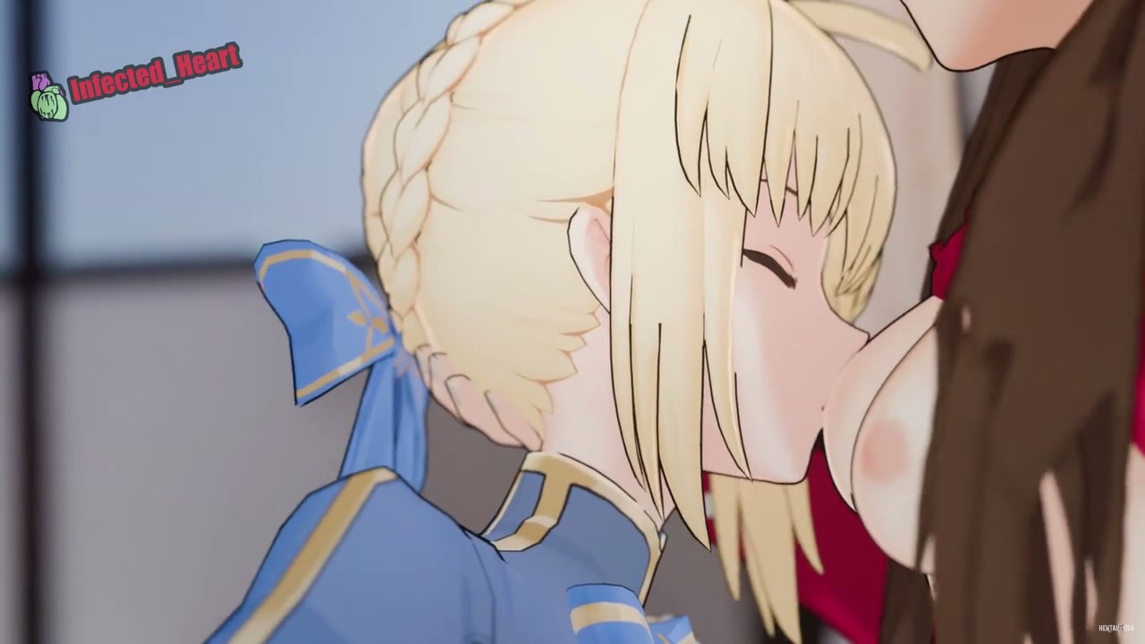Saber Worships Rin (Infected_Heart) - Free hentai video