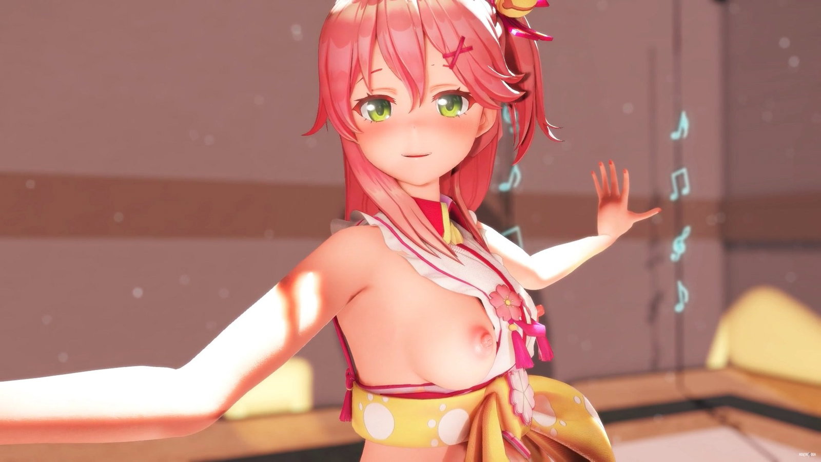 Sakura Miko Stripdance - Melancholic - Free hentai video