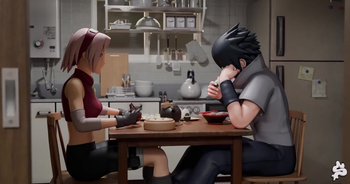 sakura wants to have fun after dinner naruto shippuden - Free hentai video