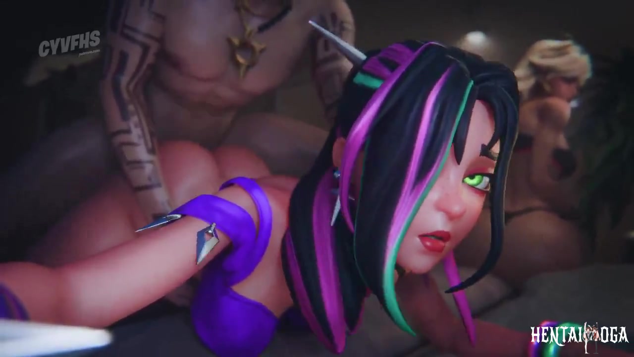 Sand Witch Helsie in doggystyle - Free hentai video