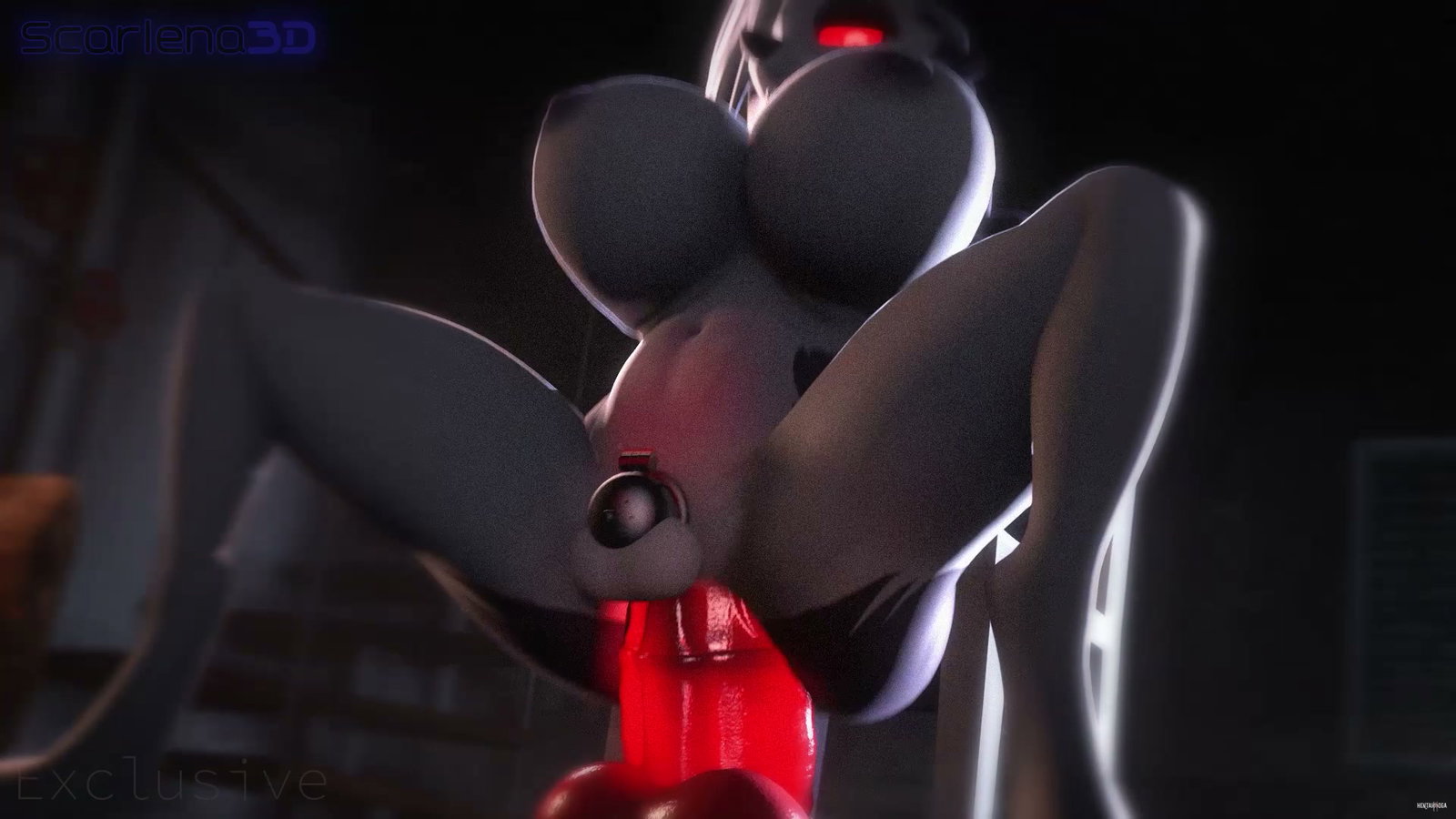 (Scarlena3D) Careful with Those Demon Dildos - Free hentai video