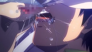 Semen Extraction Ward 10 - Nurse squirts on patient while he gets a hentai footjob - Free hentai video