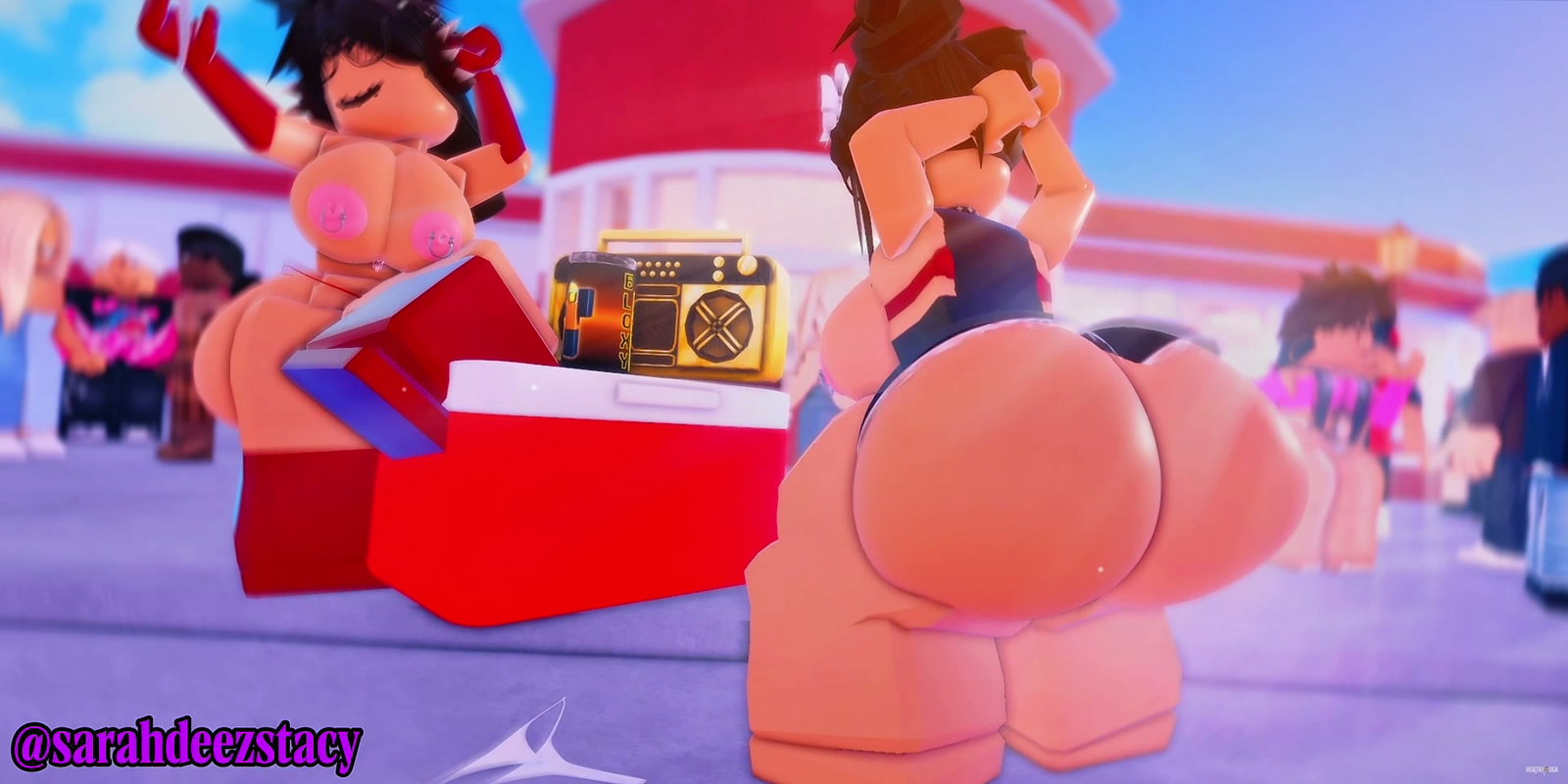 Shaking Ro-Booty at RHS - Free hentai video