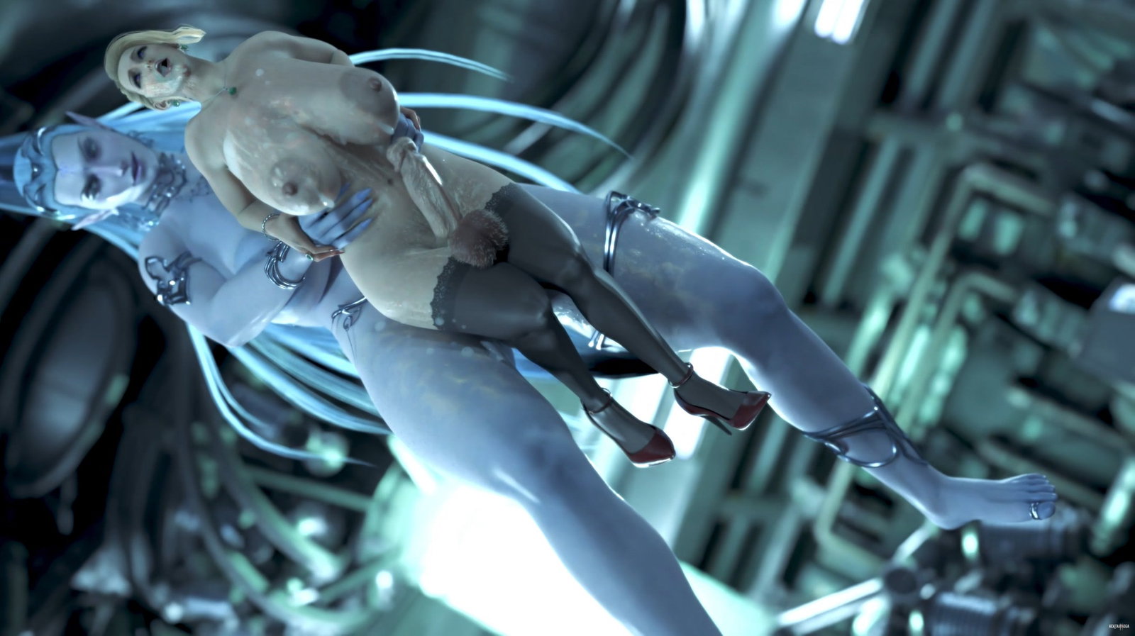 Shiva & Scarlet (Futa&Coom)(LewdHyl)(4K60FPS) - Free hentai video