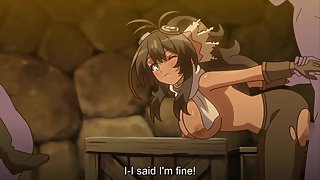 Shrouded in Mist 1 - Busty fantasy warrior gets a thick creampie from perverted ghost - Free hentai video