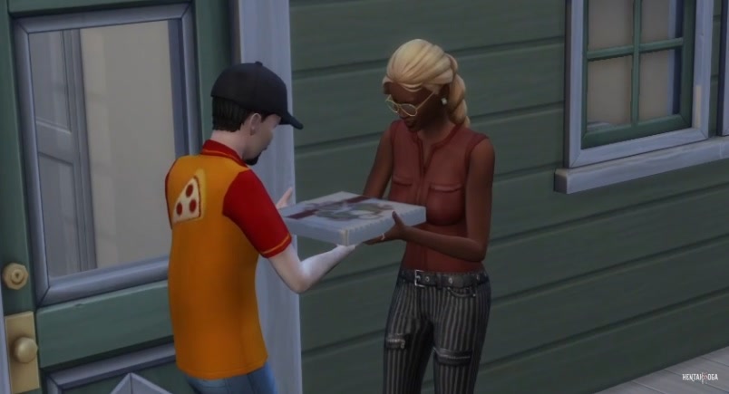 (Sims4) RCG - Paying for the pizza - Free hentai video