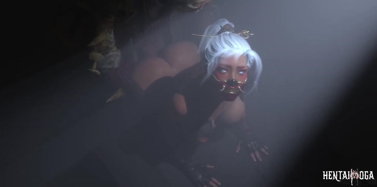 Skull Merchant fucked by Trapper - Free hentai video