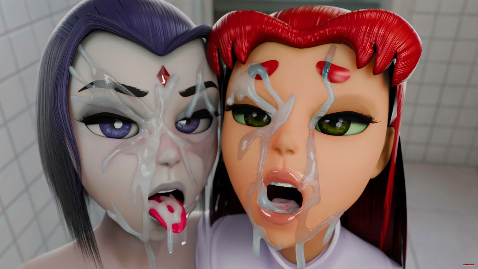 starfire sucking dick - Free hentai video