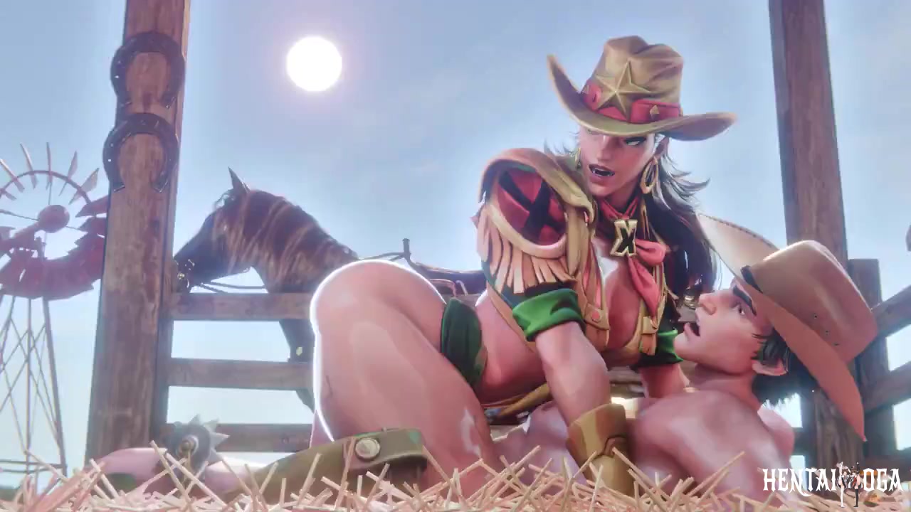Starlit Rebel Rogue in cowgirl ride (Extended) - Free hentai video