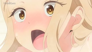 Strawberry Elegy 4 - Stepbrother jerks it thinking about finger banging hentai blonde - Free hentai video