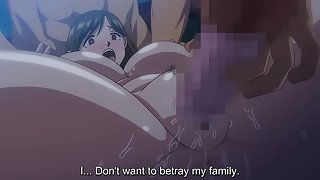 Summer Wife 1 - Two studs with 6-packs blackmail and gangbang chubby busty NTR wife - Free hentai video