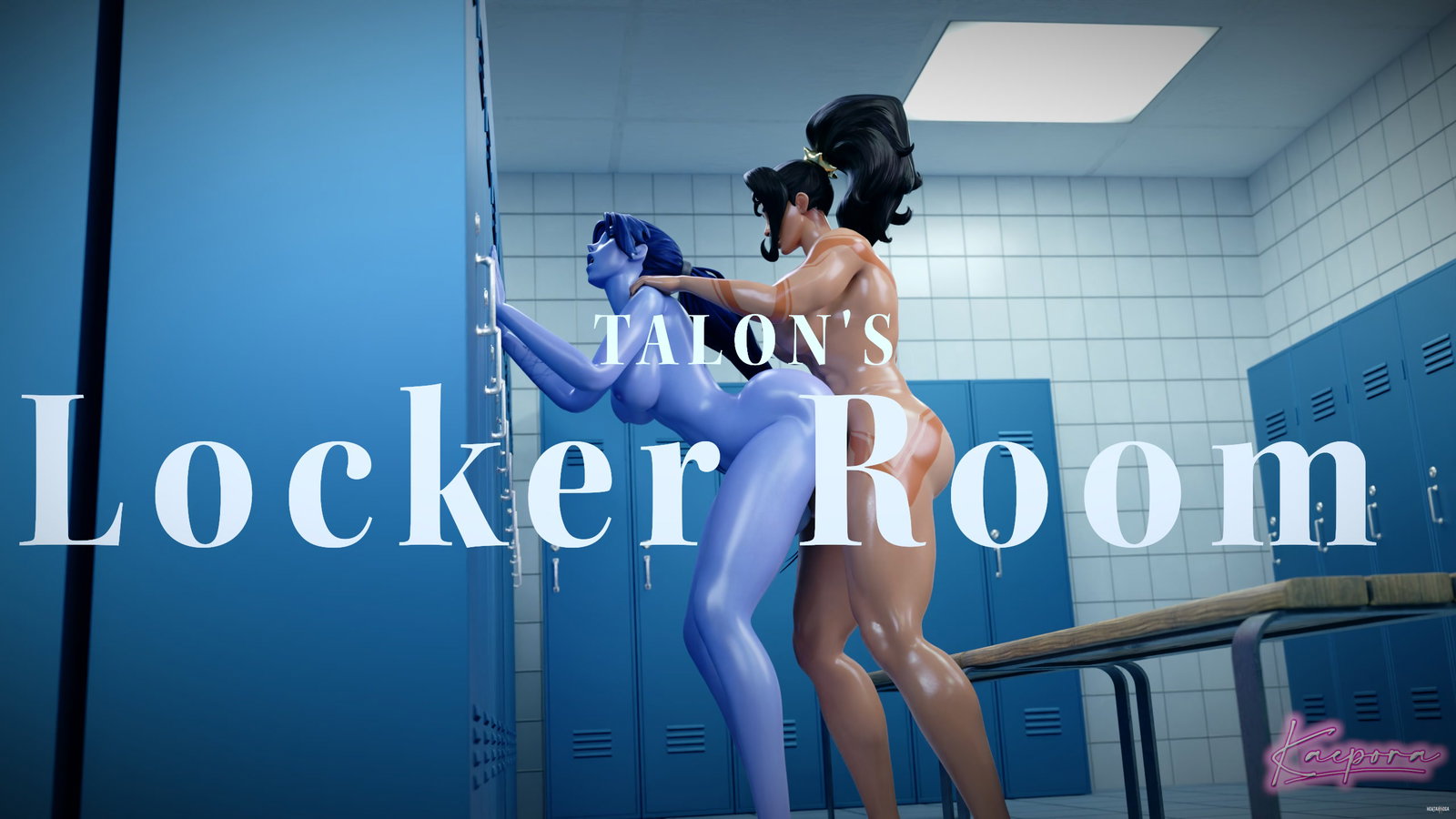 Talon's Locker Room (Widowmaker x Vendetta OverwatchFutanari animation) - Free hentai video