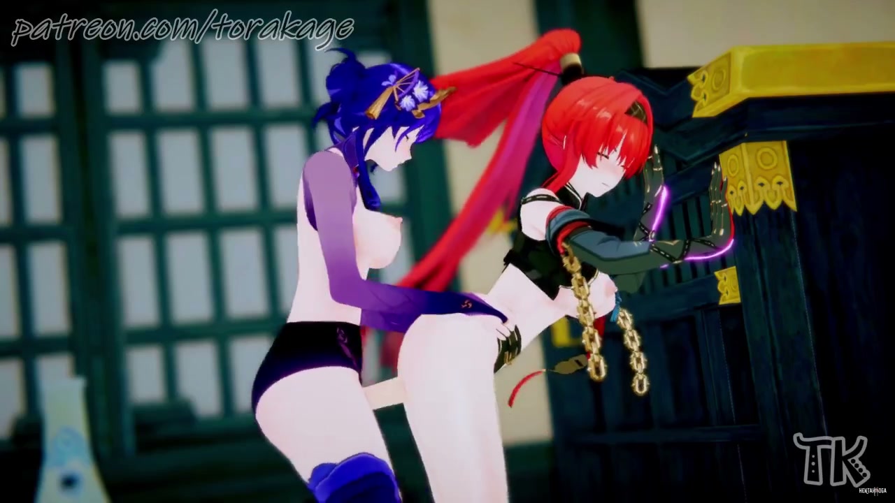 (Teaser) Raiden Shogun x Yinlin - Free hentai video