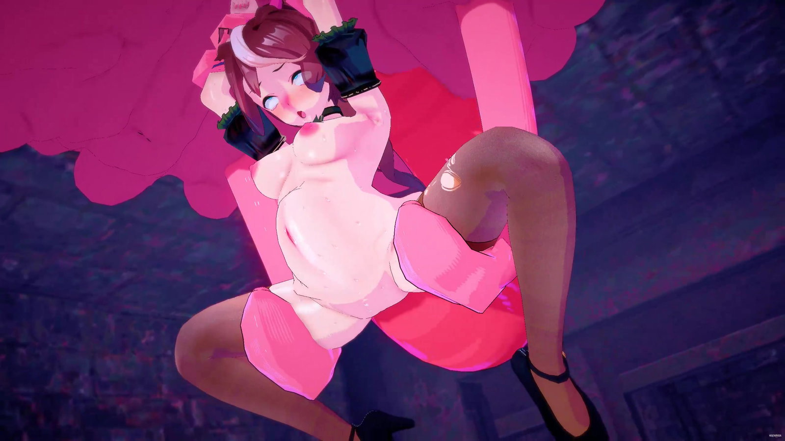 Teio play VR game - Free hentai video
