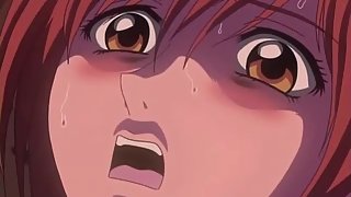 The Kawarazaki Household 2 ep4 - Tied up and gagged hentai girl is doubled fucked by dildos - Free hentai video