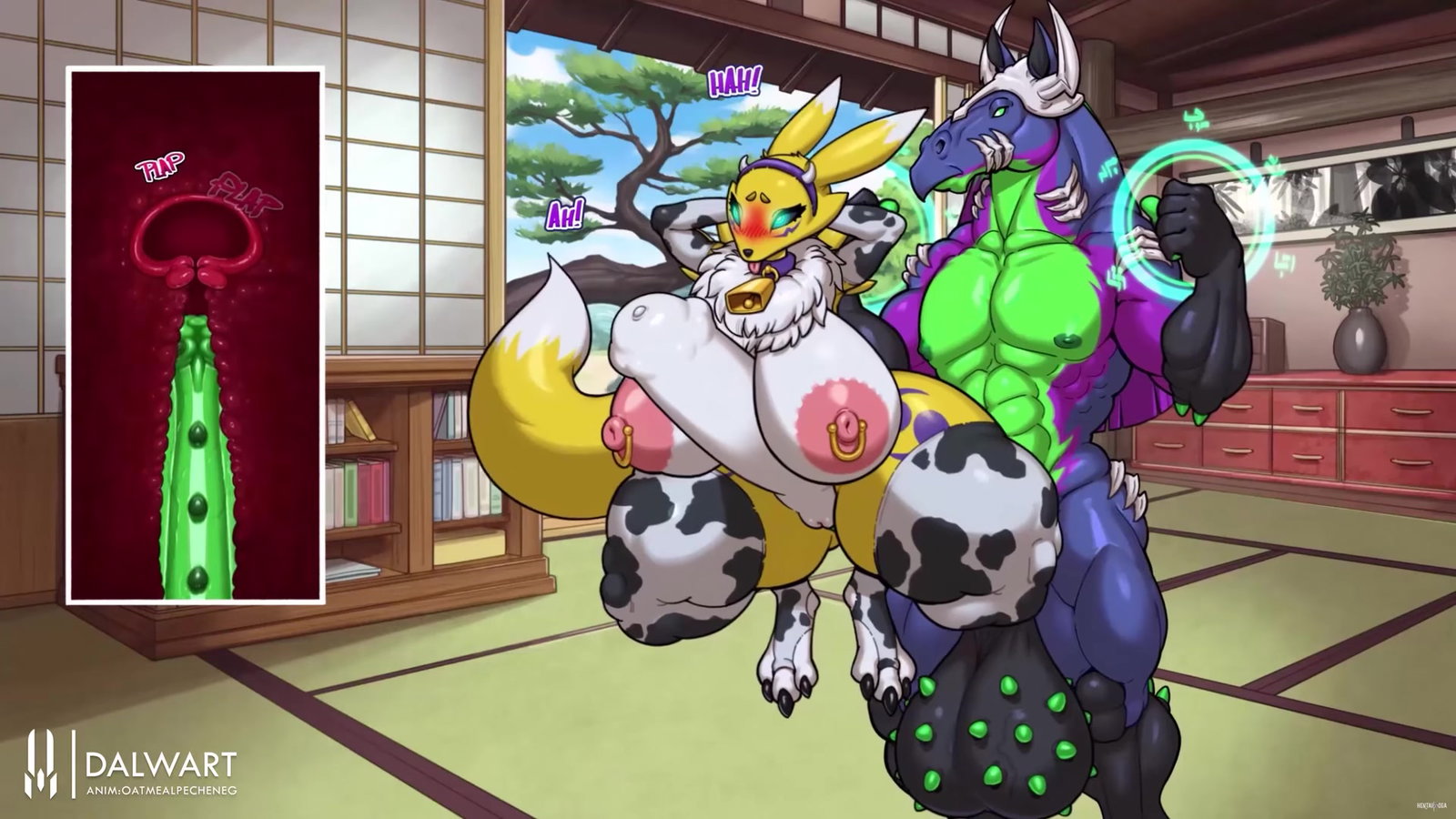 The Many Worlds of Nasty - Renamon - Free hentai video