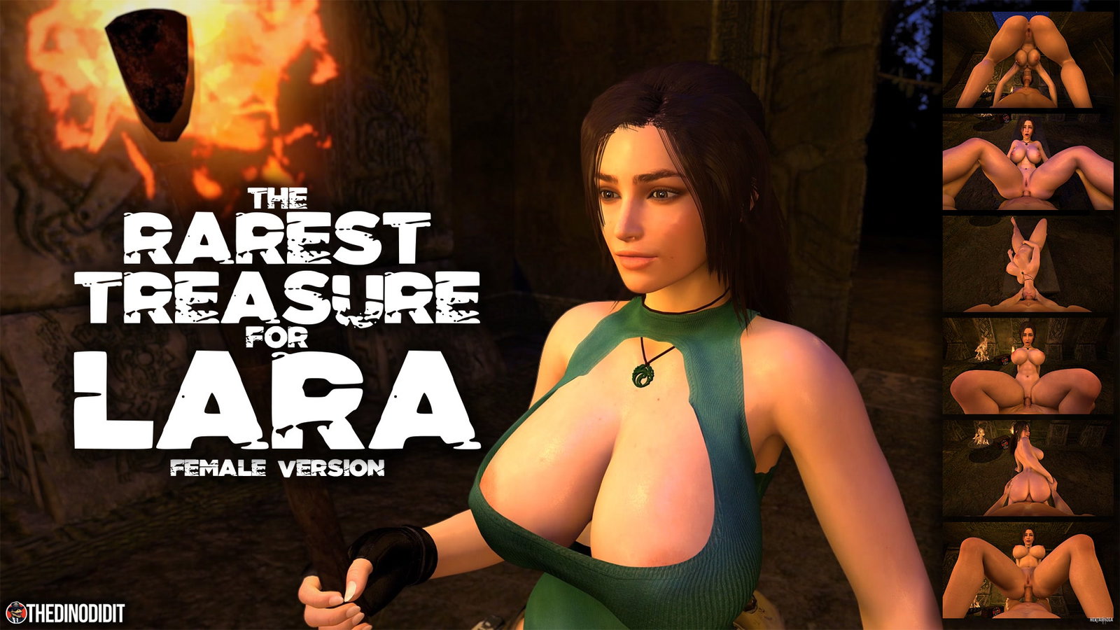 The Rarest Treasure for Lara (Female) - Free hentai video