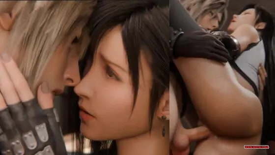 Tifa & Cloud: The Star of Seventh Heaven (Aries Possession)(4K) - Free hentai video