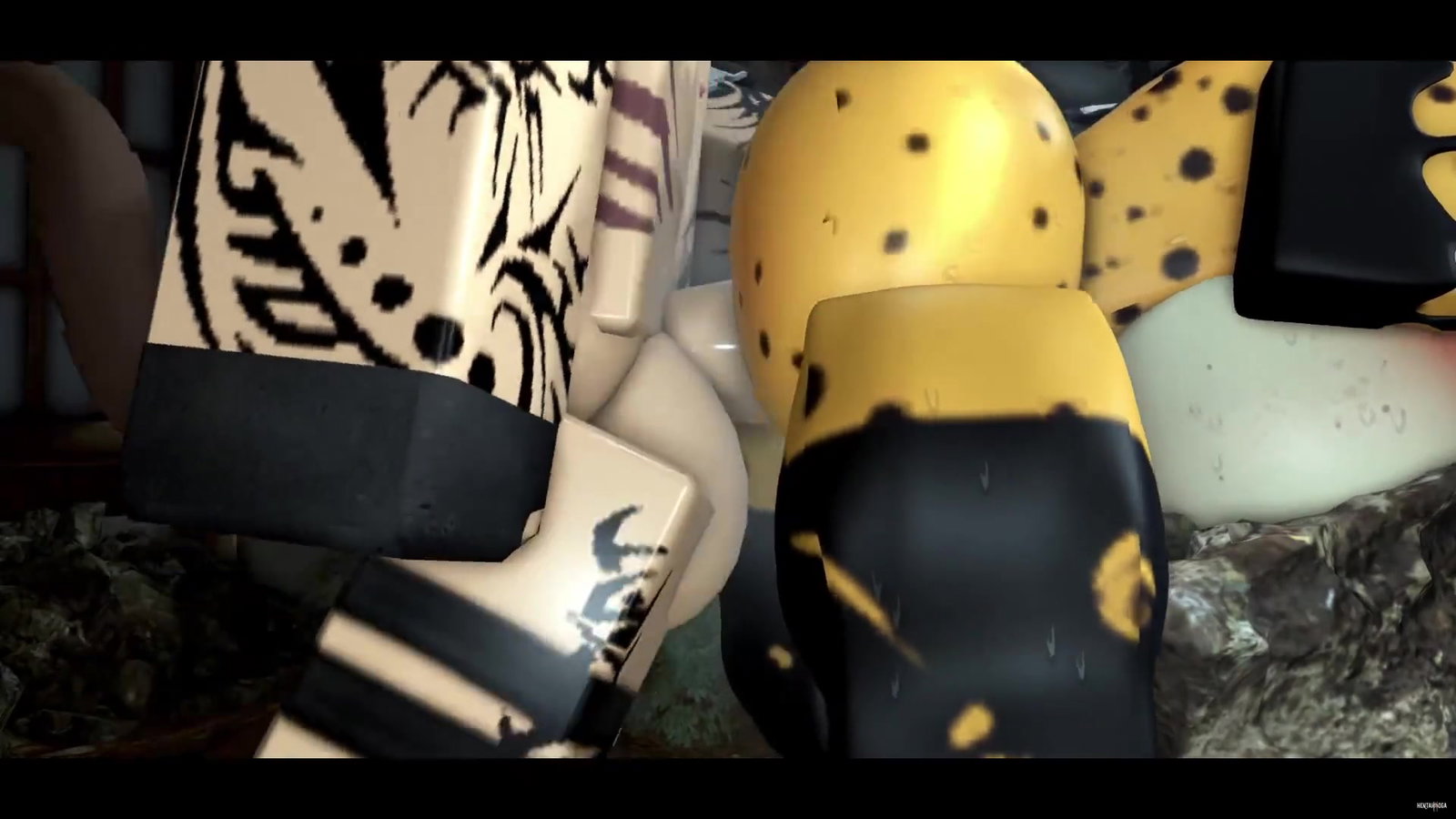 Tiger girl has sex with boy - Free hentai video