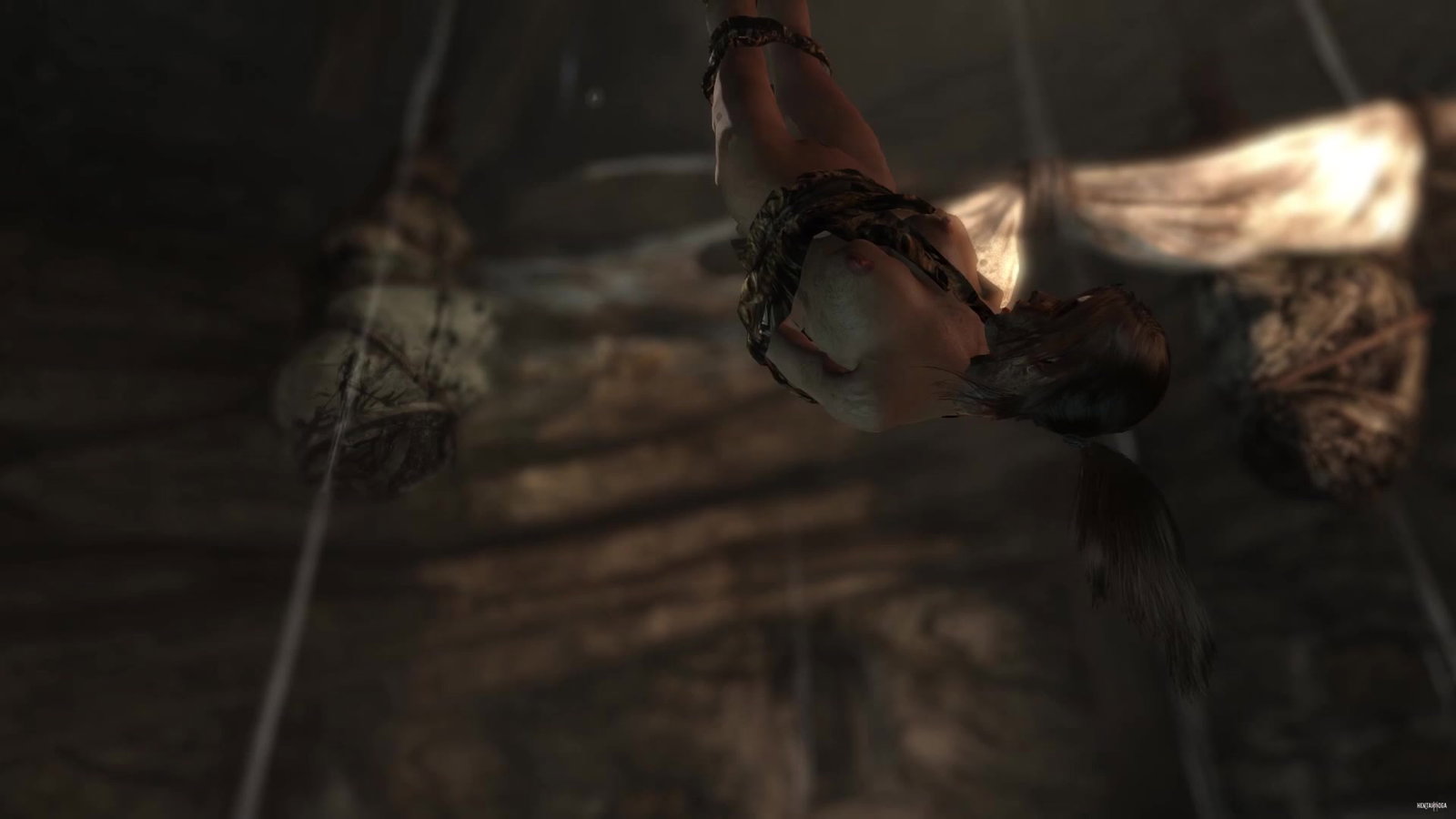 TombRaider 2013 Lara Nude Mod Pregnant - Free hentai video