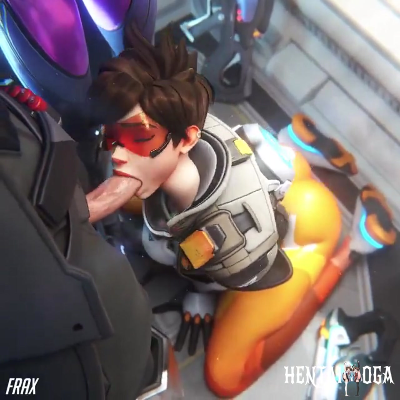 Tracer caught by Talon - Free hentai video