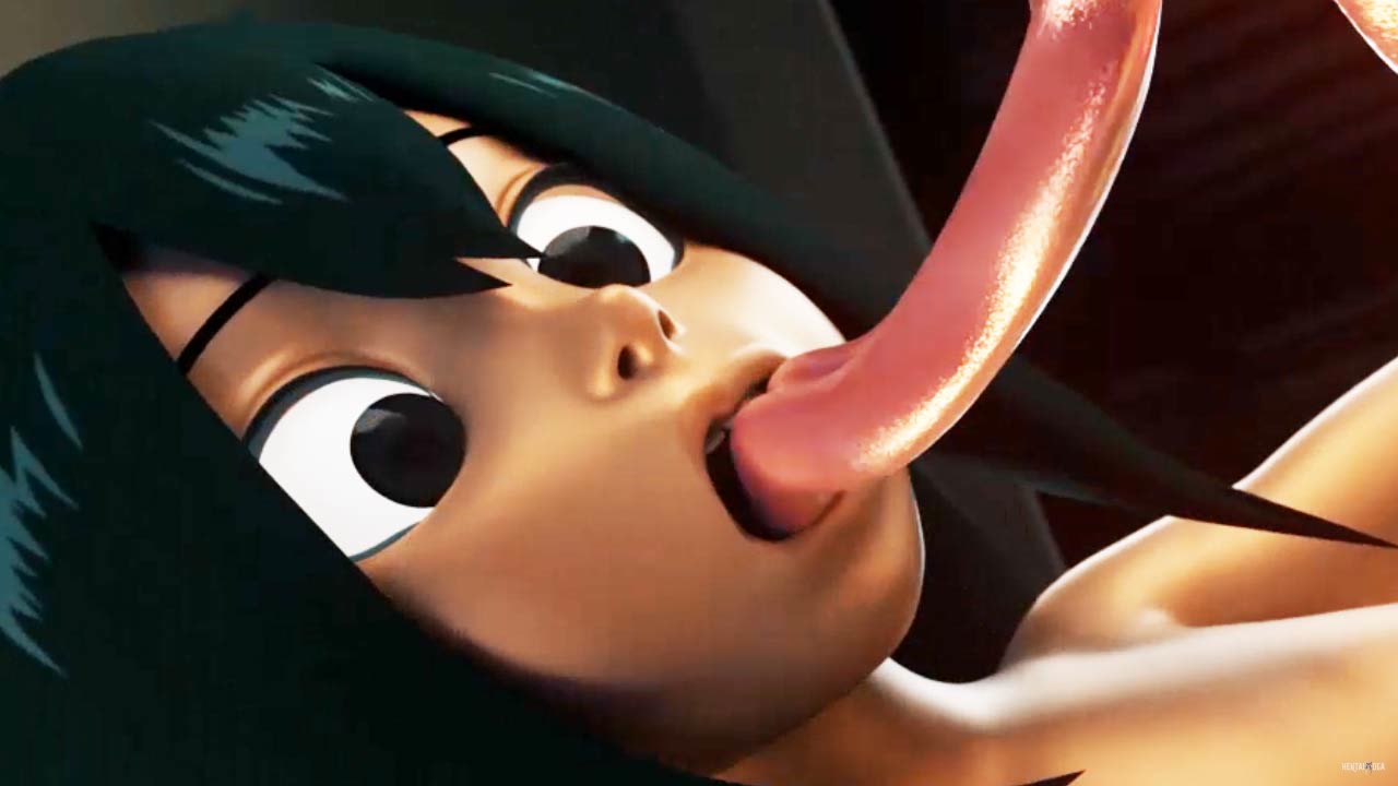 Tsuyu's Tongue Tricks (Elasid) - Free hentai video