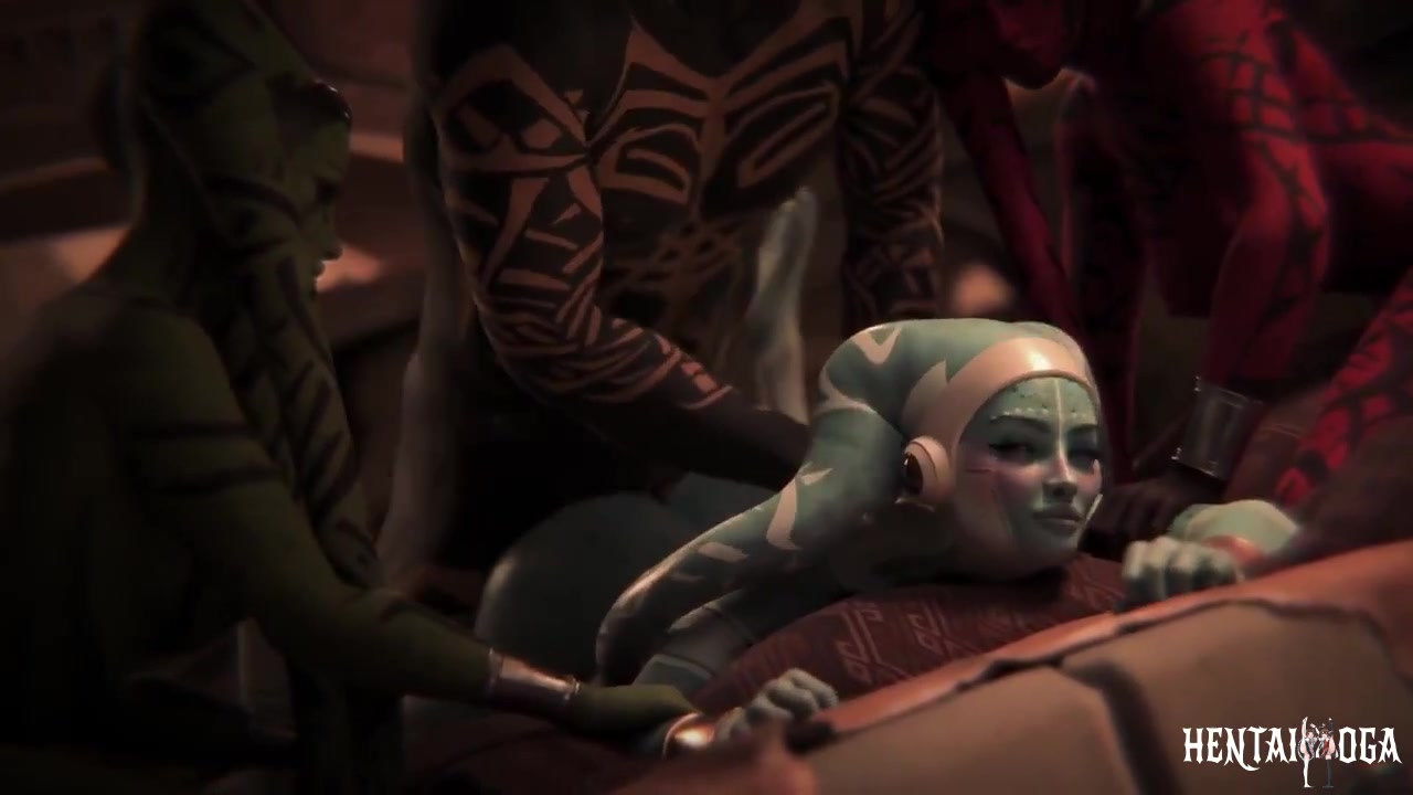 Twi'lek having a party - Free hentai video