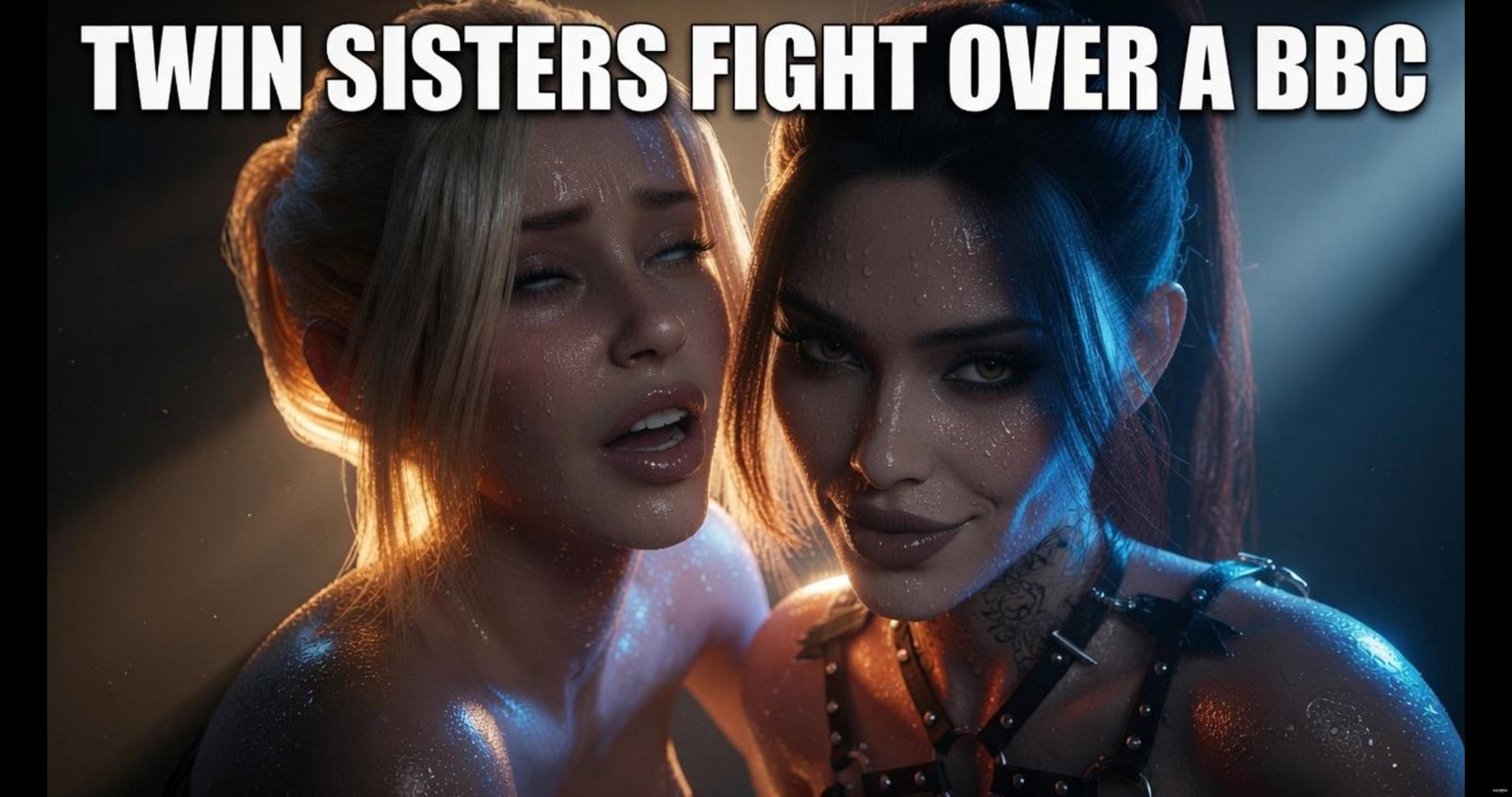 Twin Sisters Battle For BBC - Niina & Vanessa - Free hentai video