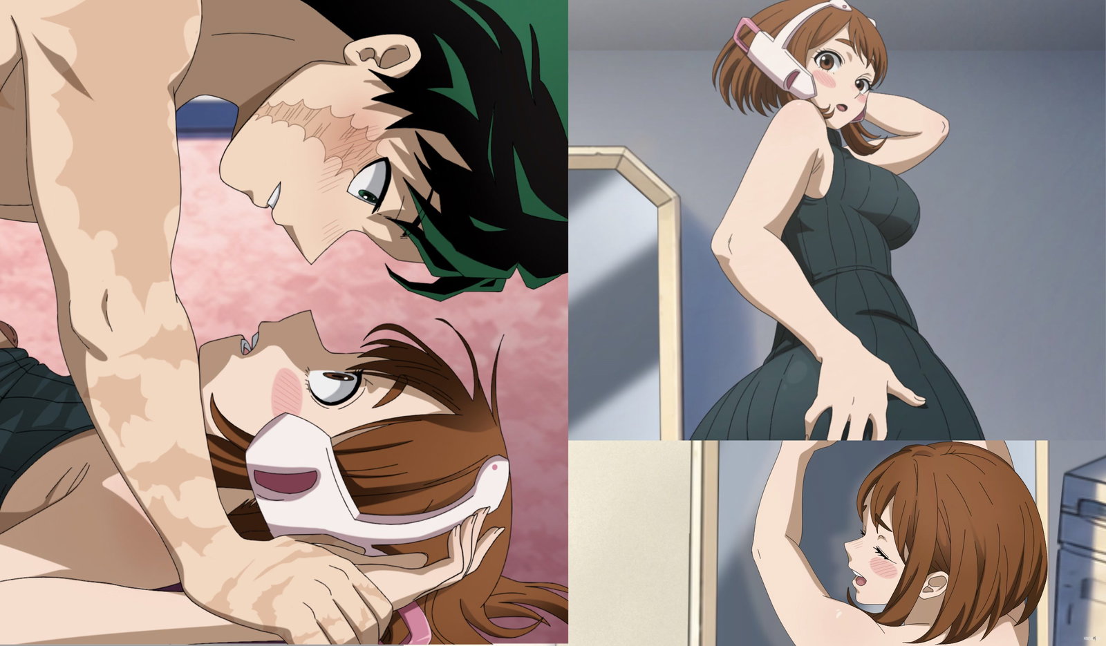 Uraraka x Deku My Hero Academia NSFW Animation - Free hentai video