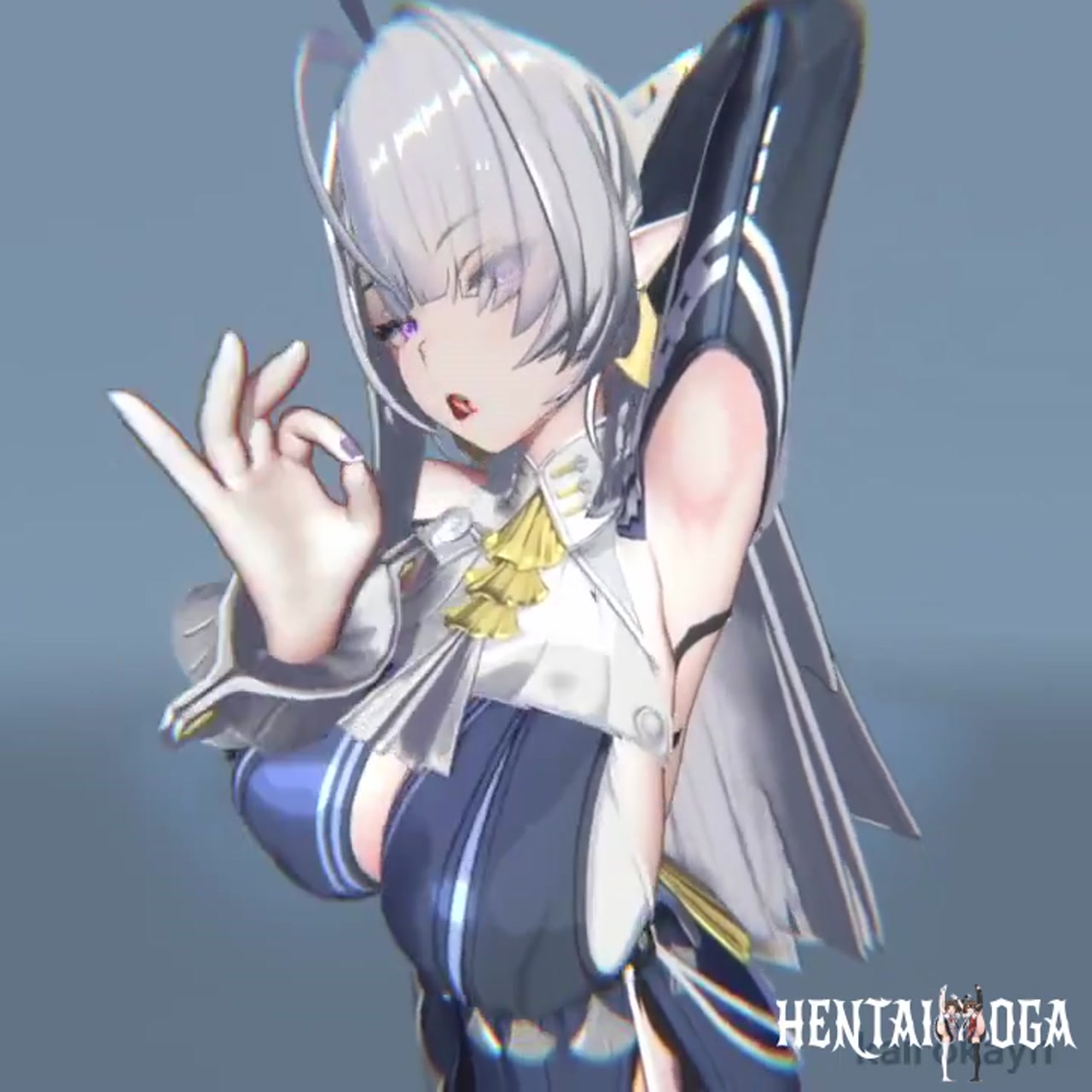 Velina giving a tease - Free hentai video