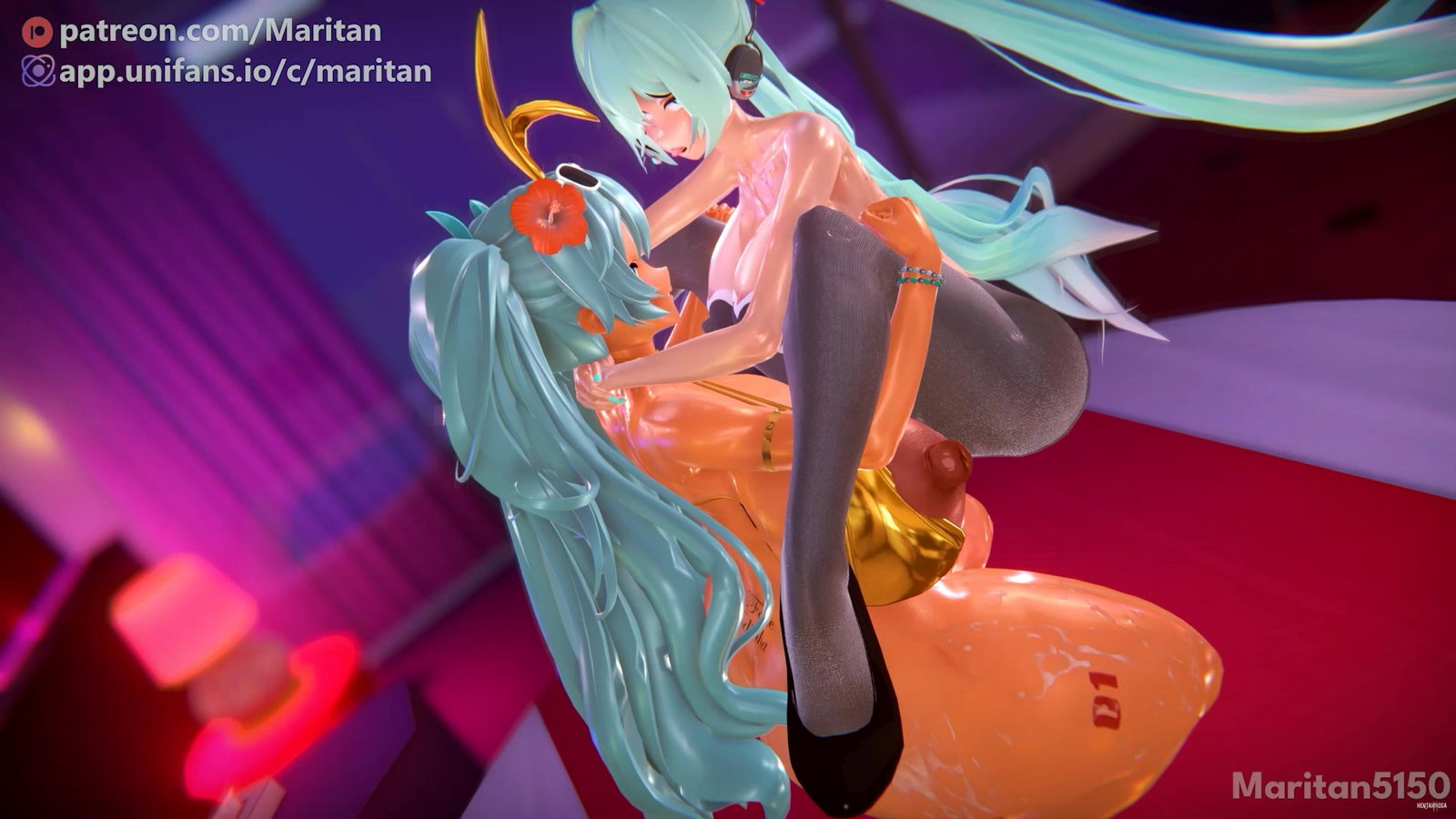 (Vocaloid) Brazilian Miku ❤ Hatsune Miku - Rough Fuckin' - Free hentai video