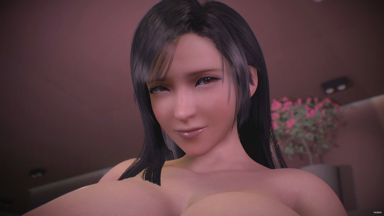 Waking Up in Tifa's Lap - Free hentai video