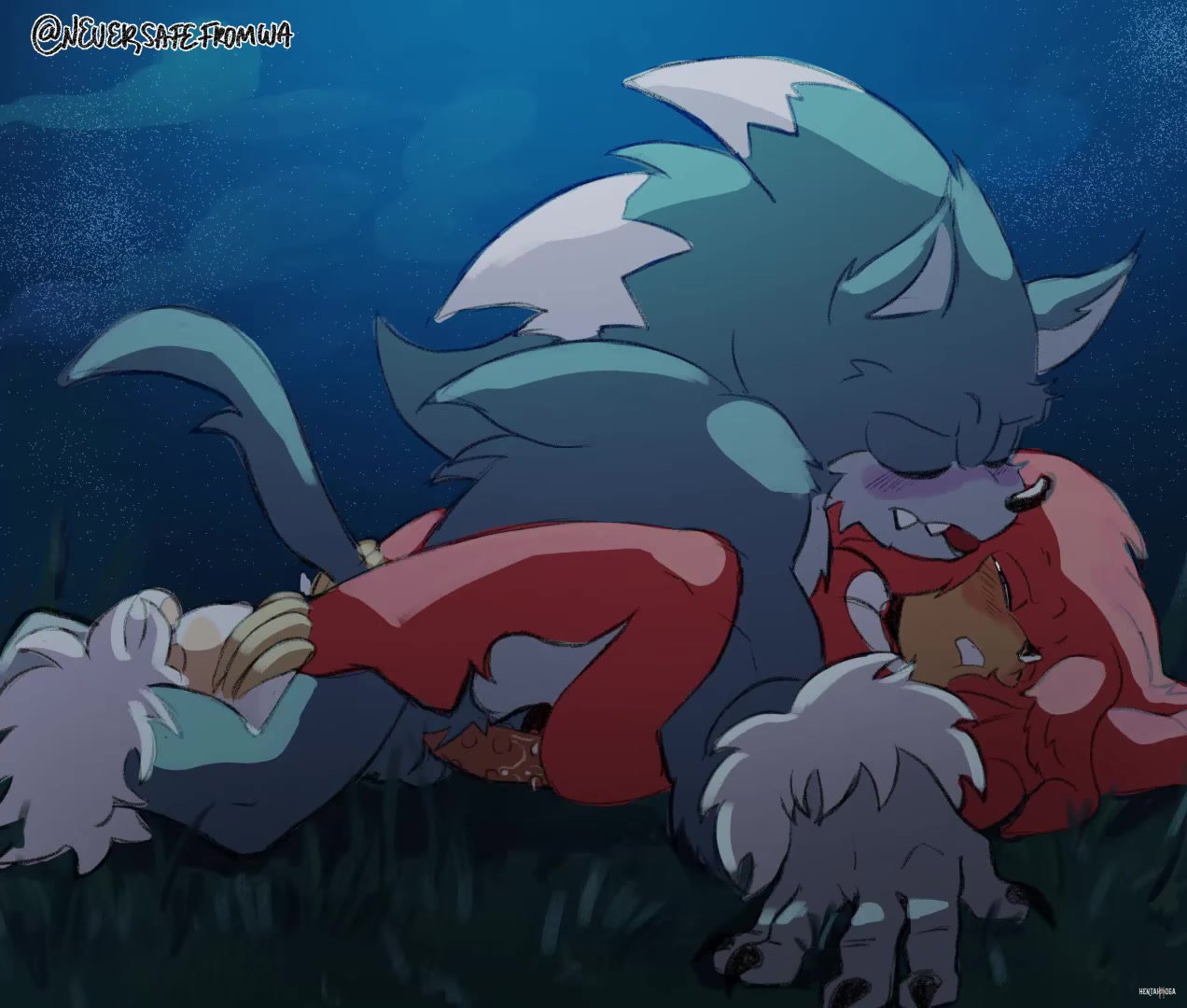 Werehog and Knux - Free hentai video