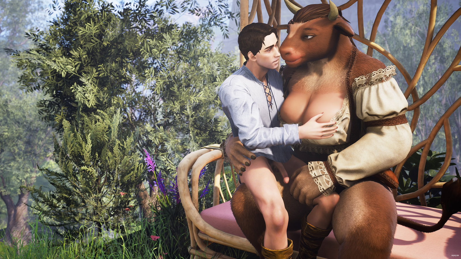 Where Summer Smells Sweet – The Gentle Giantess Cow Girl - Free hentai video