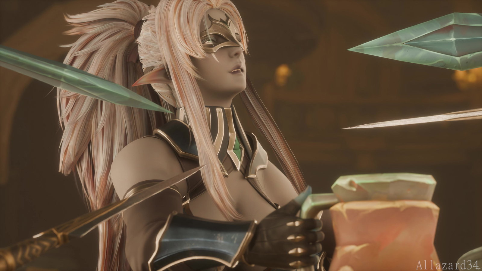 Whispers in the Dark Tavern Public Release(Allazard) - Free hentai video