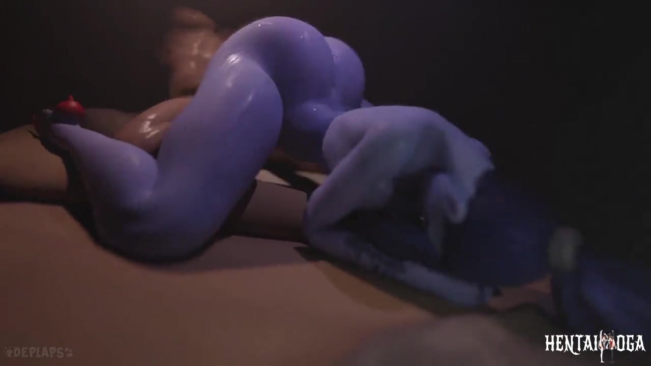 Widowmaker gets flanked hard - Free hentai video