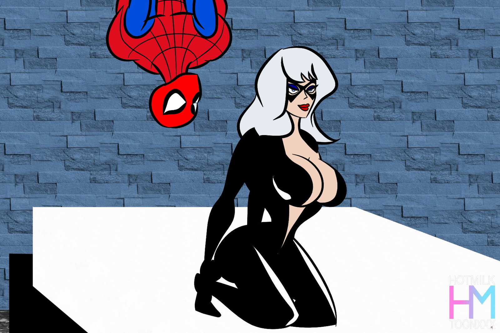 With The Cat's Vajay, The Spider Will Play - Free hentai video