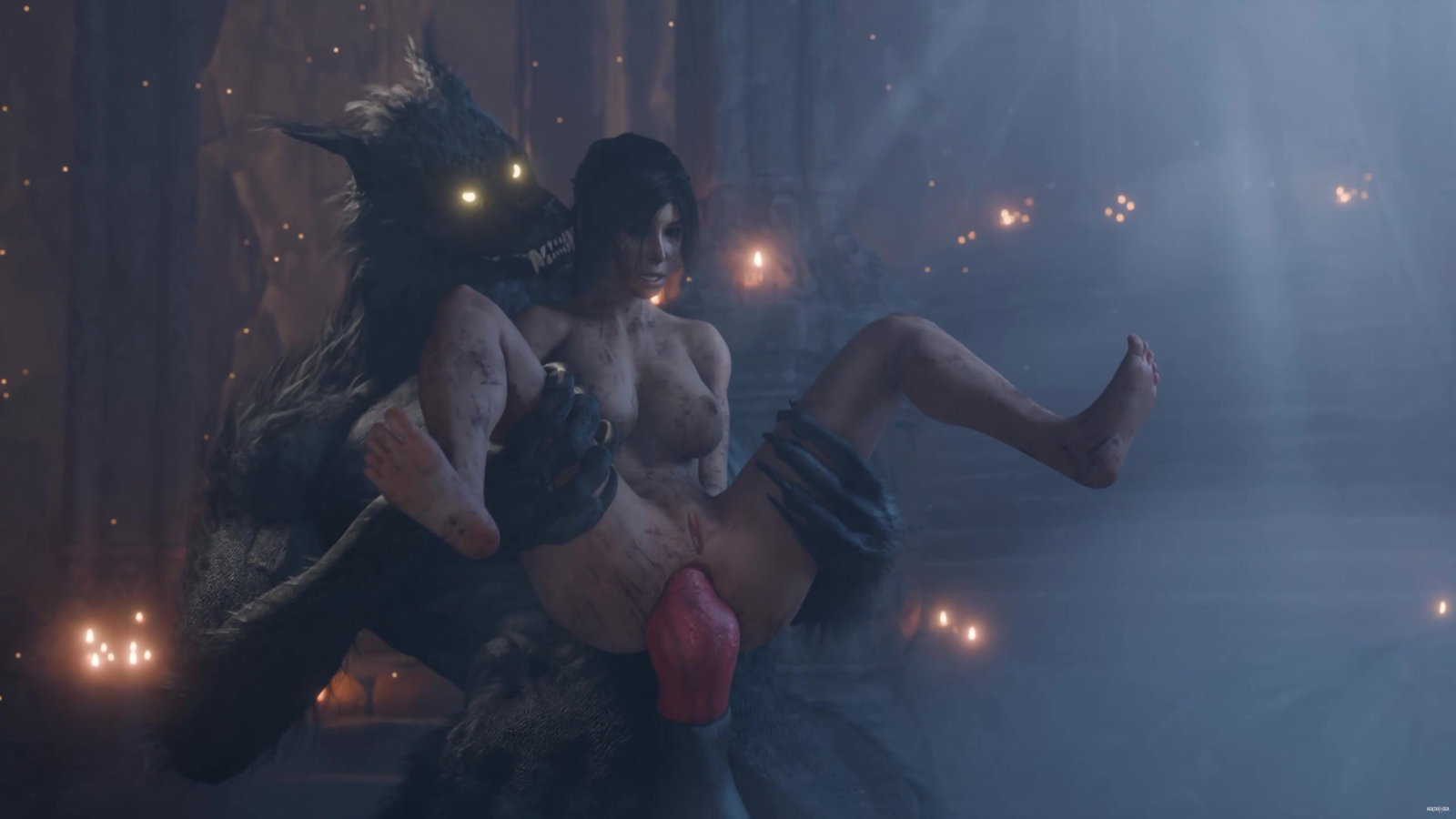 Wolf ruins - Hardcore Bonus - Free hentai video